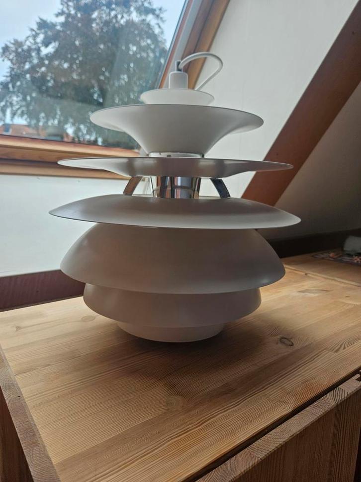 Lookalike Paul Henningsen Snowball Hanglamp, Huis en Inrichting, Lampen | Hanglampen, Zo goed als nieuw, Minder dan 50 cm, Kunststof