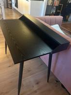 Black study or work desk / bureau, Ophalen, Zo goed als nieuw