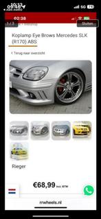 Mercedes Koplamp spoiler booskijkers slk R170, Auto-onderdelen, Verlichting, Ophalen of Verzenden