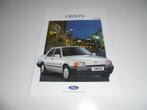 brochure Ford Orion Laser  1990, Ophalen of Verzenden, Nieuw, Overige merken