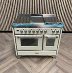 Luxe Boretti Majestic Gas 100cm Crème + Frytop, Witgoed en Apparatuur, Fornuizen, Magnetron, 60 cm of meer, Ophalen of Verzenden