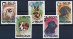 Suriname 1976 Kinderzegels hond tekkel bouvier herder pfrs, Verzenden, Postfris