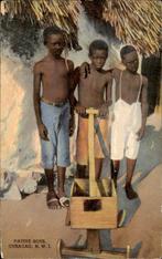 Curacao - native Boys -, Ophalen of Verzenden, 1920 tot 1940, Gelopen