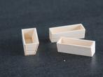 Mooie handgemaakte houten bloembakken., Ophalen of Verzenden, Nieuw, Gebruiksvoorwerp