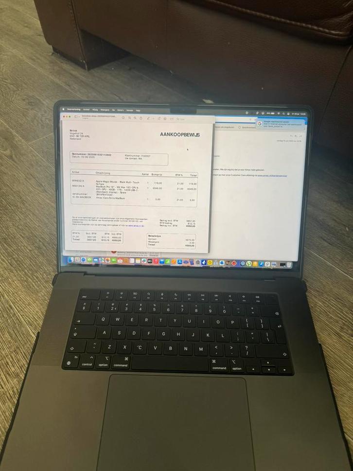 Macbook pro 16 inch, Computers en Software, Apple Macbooks, Zo goed als nieuw, MacBook Pro, 16 inch, 3 tot 4 Ghz, 1 TB of meer
