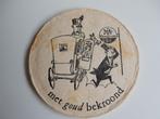 Oranjeboombier viltje met cartoon., Verzamelen, Biermerken, Ophalen of Verzenden, Gebruikt, Viltje(s), Overige merken