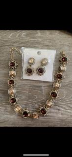 Necklace set, Ophalen of Verzenden, Nieuw, Rood, 5 cm of meer