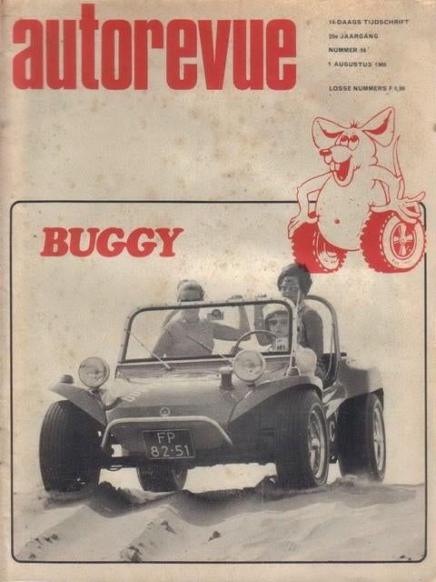 Autorevue 16 1969 : Schollen Woestijnrat VW Buggy - BMW 2500, Ophalen of Verzenden, Gelezen, Algemeen