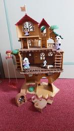 Sylvanian Families set Boomhut en vakantiehuis met panda Fam, Ophalen, Zo goed als nieuw, Poppenhuis