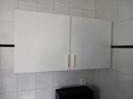 Keukenkastje met 2 deurtjes - 100x55x30 cm, Ophalen, Gebruikt, 100 tot 150 cm, Wit