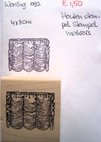 Woning 092 Houten stempel, Ophalen of Verzenden, Gebruikt, Houten stempel