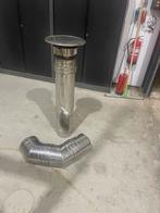 Rookggas afvoer dubbelwandige kachelpijp, Huis en Inrichting, Kachels, Ophalen, Hout, Inbouw, Houtkachel