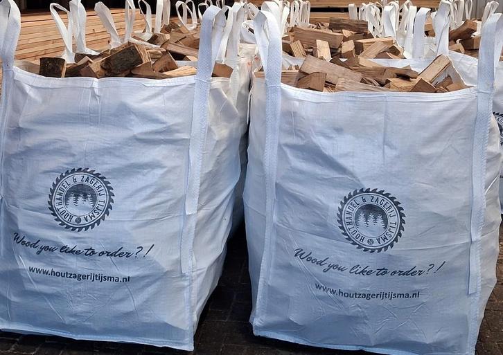 Haardhout / Stookhout - Direct leverbaar!, Tuin en Terras, Haardhout, Blokken, Overige houtsoorten, 3 tot 6 m³, Ophalen of Verzenden