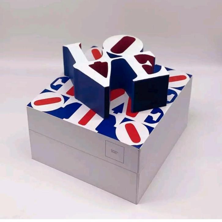 Robert Indiana AMERICAN LOVE Sculptuur - Éditions Studio, Antiek en Kunst, Kunst | Designobjecten, Ophalen of Verzenden