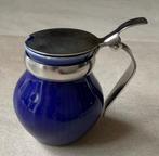 Vintage kobaltblauw mosterdpotje van Rörstrand Sweden, Verzenden