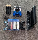 Playstation 4 Slim 1 tb met 8 controllers en 12 spellen, Spelcomputers en Games, Spelcomputers | Sony PlayStation 3, Met 2 controllers