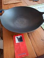 Gietijzeren Wokpan - Hackman Finland, Ophalen, Gebruikt, Gietijzer, Keramische plaat