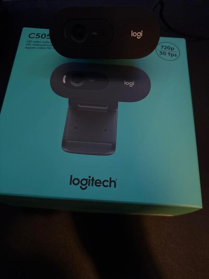 Logitech C505 HD Webcam - Perfecte Staat!, Computers en Software, Webcams, Zo goed als nieuw, Bedraad, ChromeOS, Monitorclip, Ophalen of Verzenden