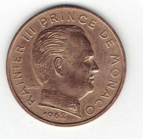 25-1772 Monaco 20 franc 1962, Postzegels en Munten, Munten | Europa | Niet-Euromunten, Losse munt, Overige landen, Verzenden