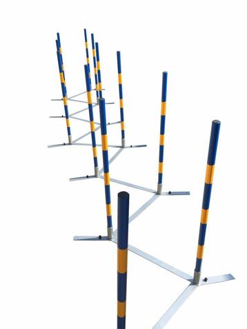 Agility Slalomset 12 Palen Zigzag Hondensport Behendigheid beschikbaar voor biedingen