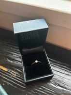 Gouden ring met diamant, Ophalen of Verzenden, Met edelsteen, Dame, Goud
