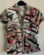 Bloes, blouse, zomerbloesje; 36; miss Etam; 100% katoen, Ophalen of Verzenden, Zo goed als nieuw, Maat 36 (S), Grijs