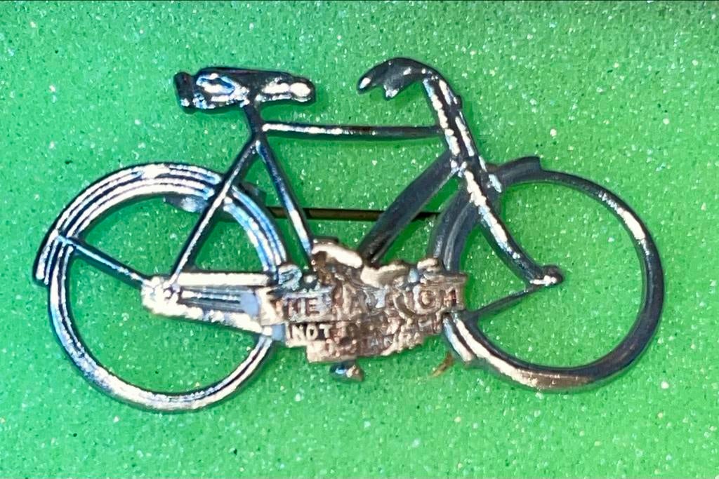 Miniatuur Zilveren Herenfiets Raleigh Bros, Ophalen of Verzenden, Nieuw, Transport