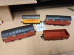 4x Fleischmann Wagons, Gebruikt, Gelijkstroom, Fleischmann, Wagon