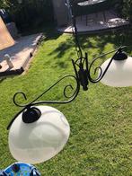 Mooie sierlijke hanglamp, Ophalen, Zo goed als nieuw, Glas, 75 cm of meer