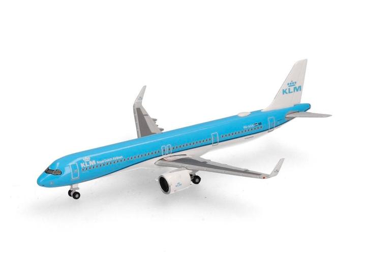 Airbus A321neo Koninginnepage - Swallowtail KLM Herpa 538053, Verzamelen, Luchtvaart en Vliegtuigspotten, Nieuw, Schaalmodel, Verzenden
