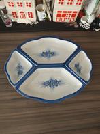 Vintage 4 delige schaal in mandje, Antiek en Kunst, Ophalen of Verzenden