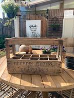 Brocante houten wijnkist €20,-, Ophalen of Verzenden