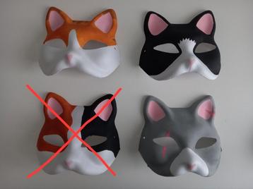 Furry/Therian masks beschikbaar voor biedingen