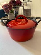 Hackman Braadpan Emaille 20cm, Huis en Inrichting, Ophalen of Verzenden, Gebruikt, Gietijzer, Koekenpan of Braadpan