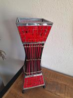 Rode tafellamp, Ophalen, Zo goed als nieuw, Minder dan 50 cm