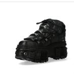 M-WALL106-S25 Schoenen Met Veters zwart van New Rock, Ophalen of Verzenden, Nieuw, Zwart