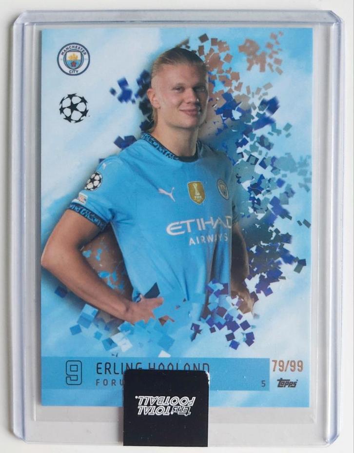 Erling Haaland Topps Total Football 79/99, Verzamelen, Sportartikelen en Voetbal, Zo goed als nieuw, Spelerskaart, Buitenlandse clubs