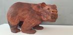 Houten Beer - Handgesneden Decoratie, Antiek en Kunst, Ophalen