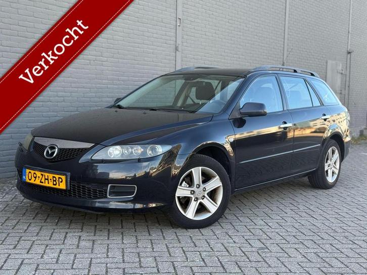 Mazda 6 Sportbreak 1.8i Touring 2XSLEU/ NAP/ AIRC/ ELEKPKKET, Auto's, Mazda, Bedrijf, 6 sportbreak, ABS, Airbags, Airconditioning