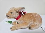 Steiff ree hertje liggend 18cm mohair beer kerst kersmis, Ophalen of Verzenden, Zo goed als nieuw, Overige typen, Steiff