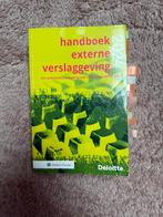 Handboek Externe Verslaggeving 2024 HBO Accountancy, Ophalen of Verzenden, Gelezen, Accountancy en Administratie