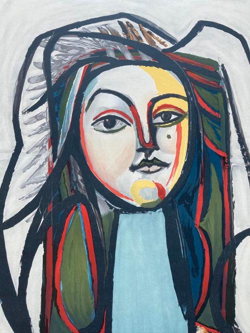 Prachtige litho, Pablo Picasso, Antiek en Kunst, Kunst | Schilderijen | Modern, Ophalen