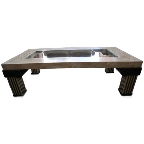 Maitland Smith Tesselated Salontafel, U.S.A, 1980's, Huis en Inrichting, Tafels | Salontafels, Gebruikt, Minder dan 50 cm, 50 tot 100 cm