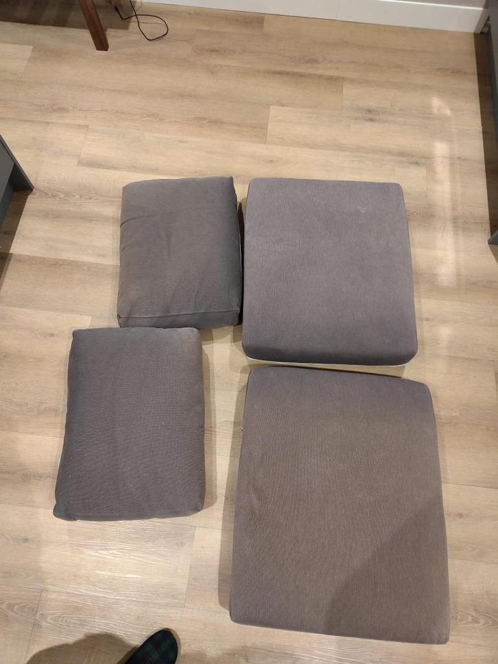 Bankkussens (4) van de Ikea Norsborg, Huis en Inrichting, Banken | Bankstellen, Gebruikt, Hoekbank, Tweepersoons, Minder dan 150 cm