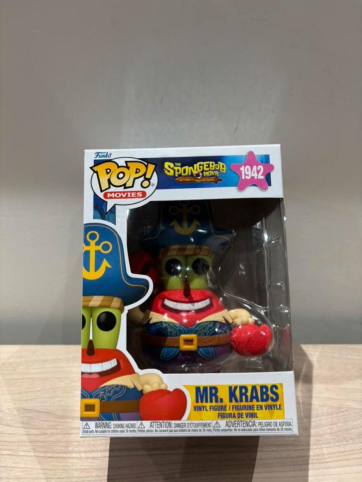 Funko POP! MR Krabs 1942 Spongebob, Verzamelen, Poppetjes en Figuurtjes, Zo goed als nieuw, Ophalen of Verzenden