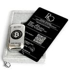 Bitcoin 100g zilverbaar Collectors Edition 999 Silver, Ophalen of Verzenden, Zilver