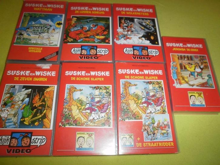 SUSKE & WISKE "Wattman" Mooie Tekenfilm Op VIDEO!, Cd's en Dvd's, VHS | Kinderen en Jeugd, Zo goed als nieuw, Tekenfilms en Animatie