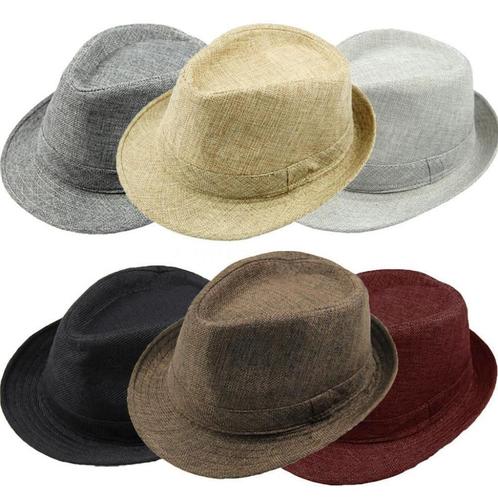 Zomer hoed (strand zwarte grijze beige dames heren fedora), Kleding | Dames, Hoeden en Petten, Nieuw, Hoed, 56 of 57 cm (M, 7 of 7⅛ inch)