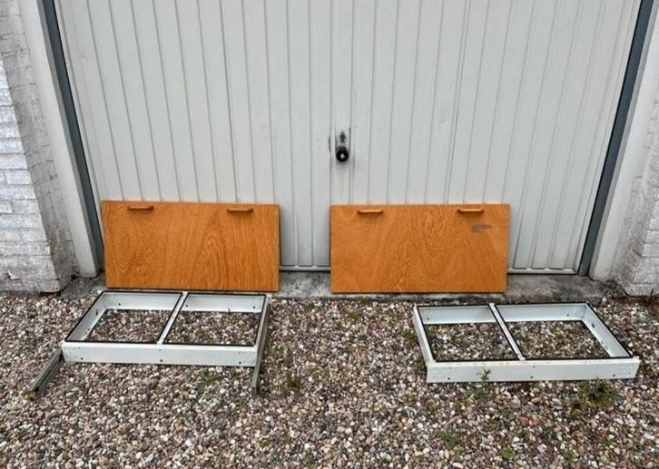 Lundia diversen, schap, achterwanden, hangmappen, frame, Huis en Inrichting, Kasten | Stellingkasten, Gebruikt, Ophalen