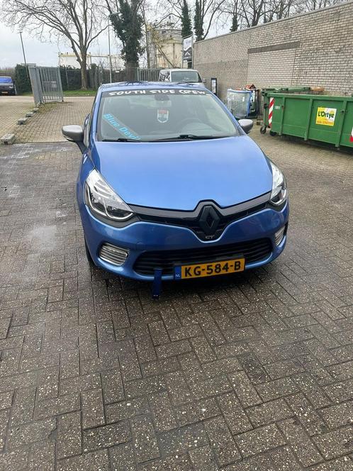 Renault Clio 1.2 automaat TCE 88KW 5-DRS EDC 2013 Blauw, Auto's, Renault, Particulier, Clio, Airconditioning, Bluetooth, Boordcomputer